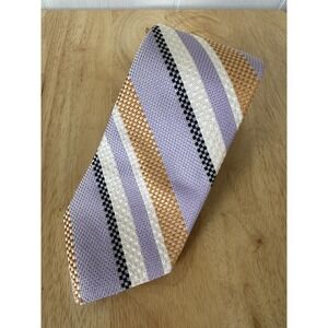 Robert Talbott Estate Silk Tie Lavender Pastel Stripe